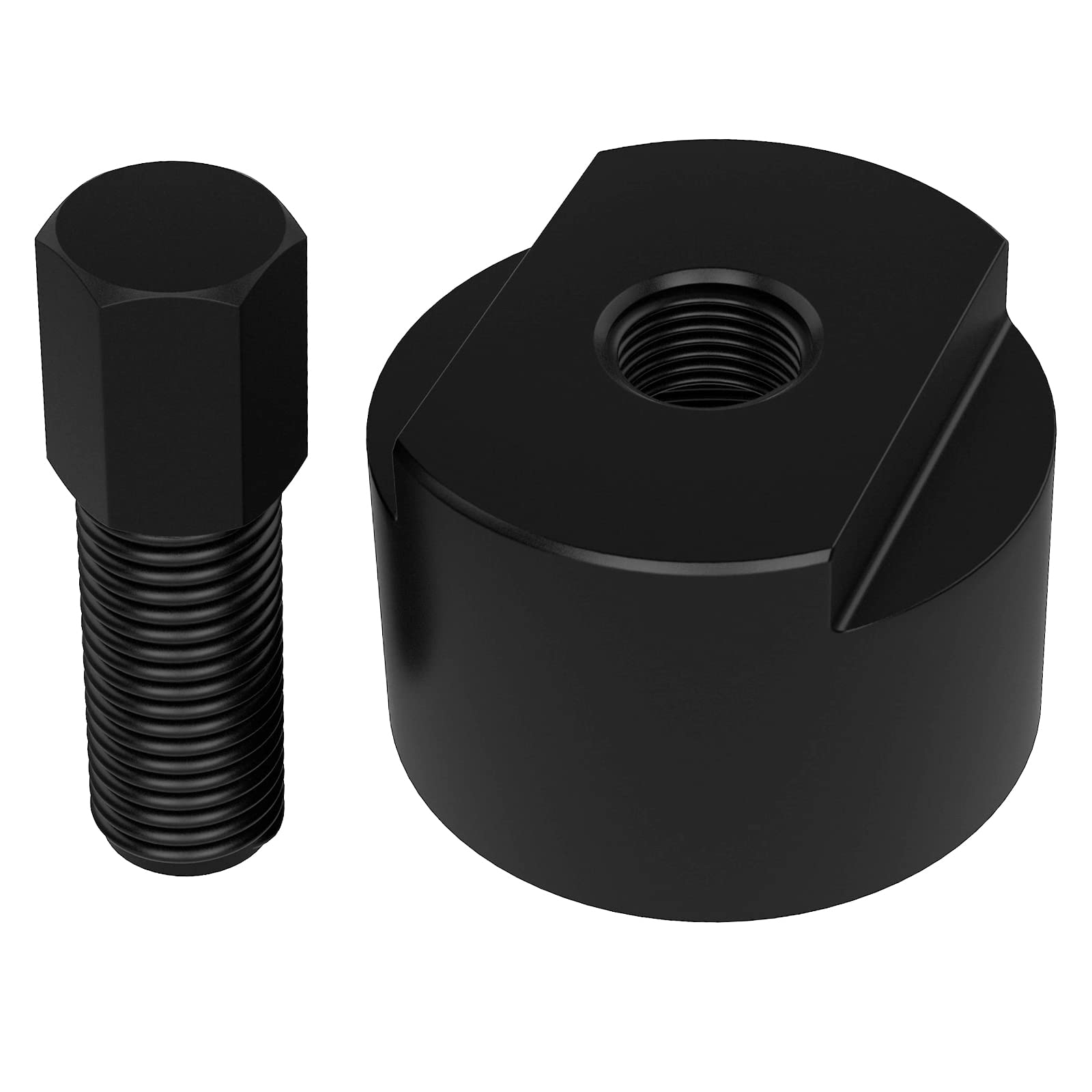 Reverse-thread Moker puller design, 50mm left-thread for Polaris general service.