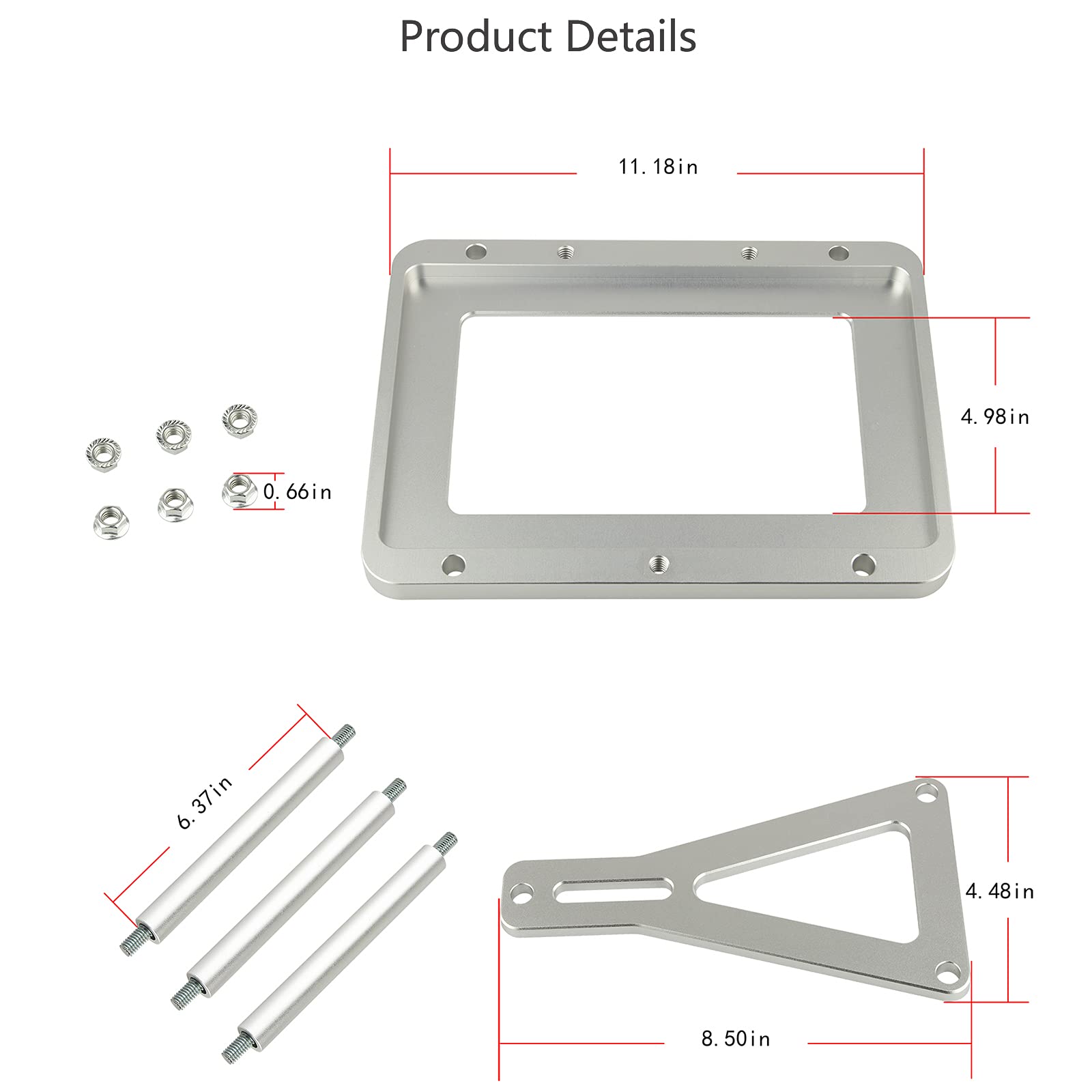 Moker Optima battery tray installed in vehicle demonstrating relocation compatibility.
