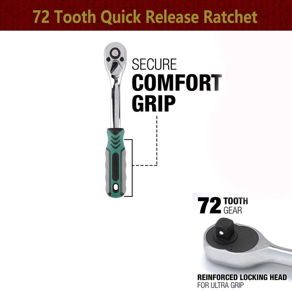 Durable heat-treated carbon steel with rust-resistant coating.