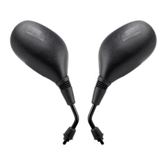 Mokuo Gy6 rearview mirror with 8mm mount for clear lane visibility.