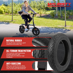 Deep grooves provide enhanced traction and stability