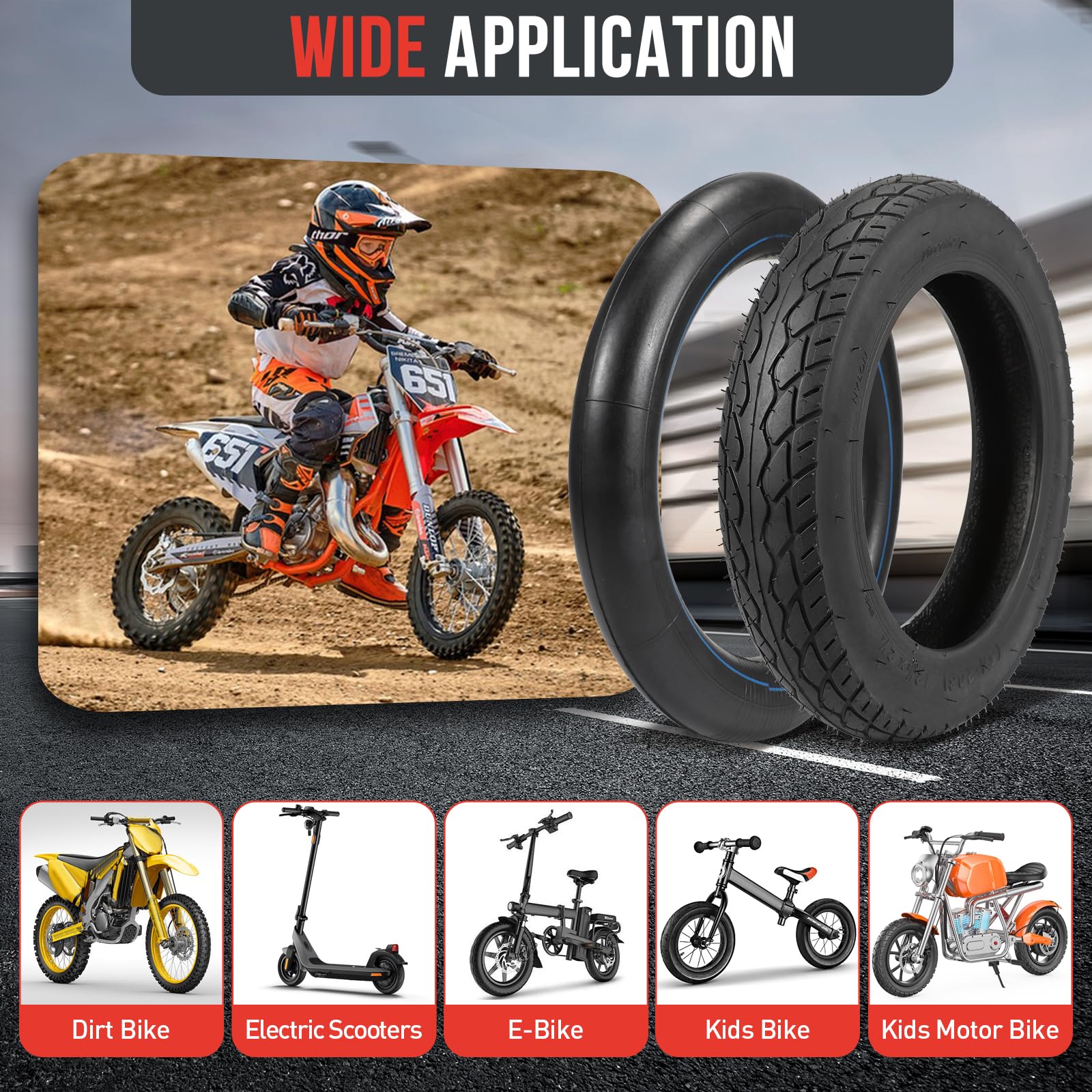 Thick butyl rubber offers puncture and heat resistance for durability