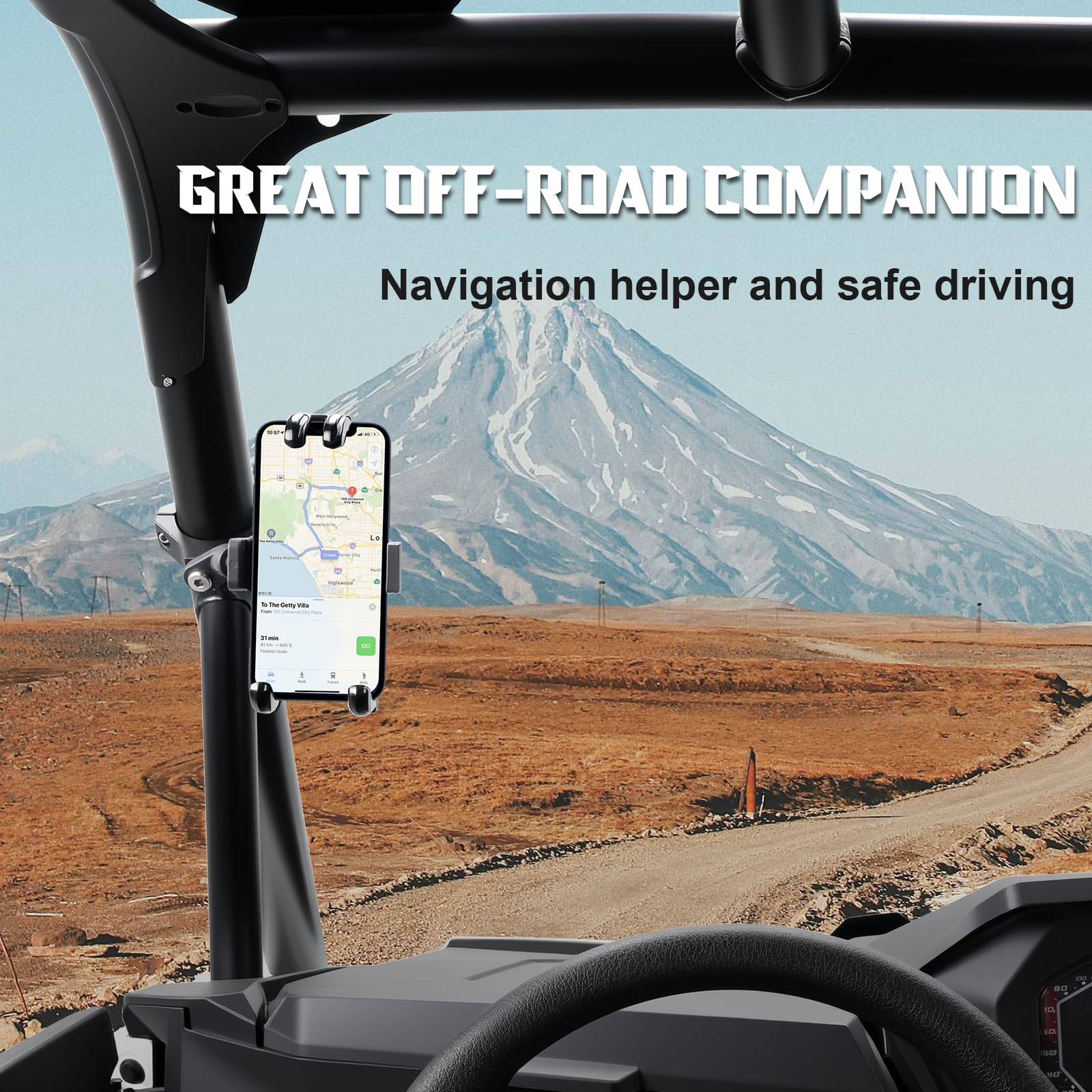 MOMI RAC GP UTV mount is quick and easy to install