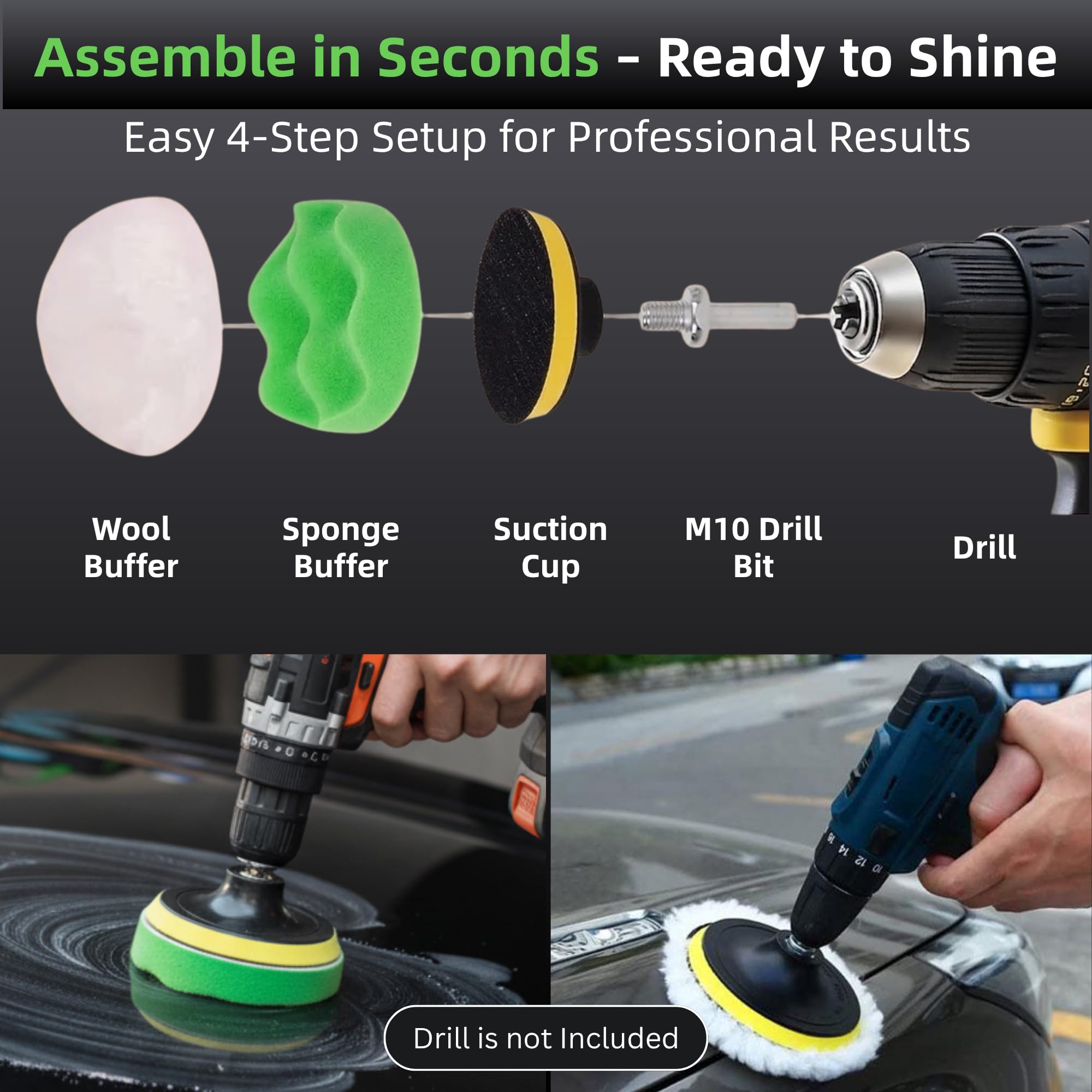 MONHL wheel brushes ensure deep rim cleaning without scratching delicate surfaces.