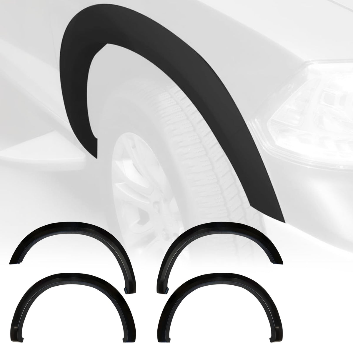 Monkey Autosports fender flare front left for Dodge Ram 1500, rugged styling with wheel-arch protection