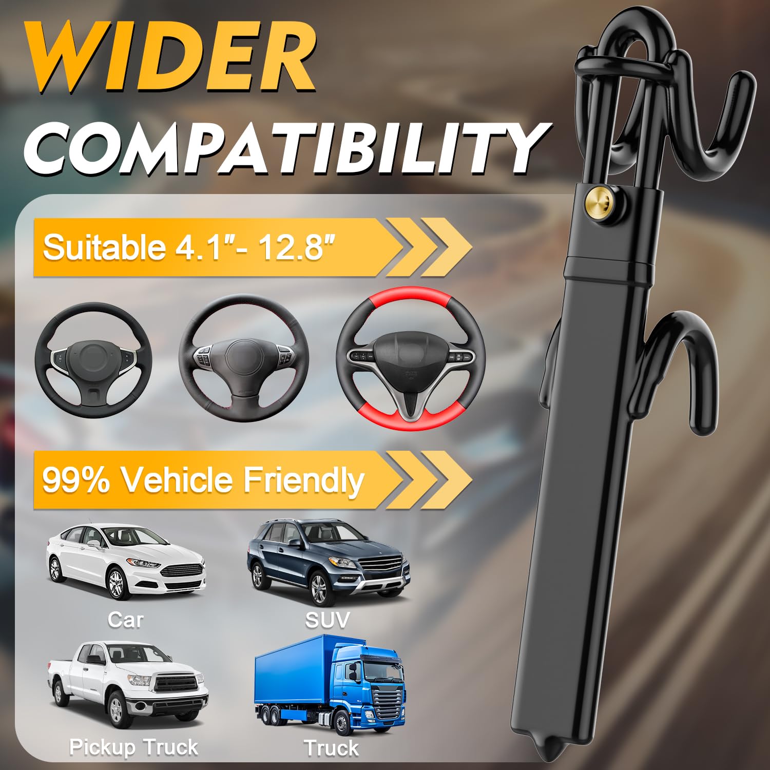 MONOJOY tool-free setup enables quick vehicle security