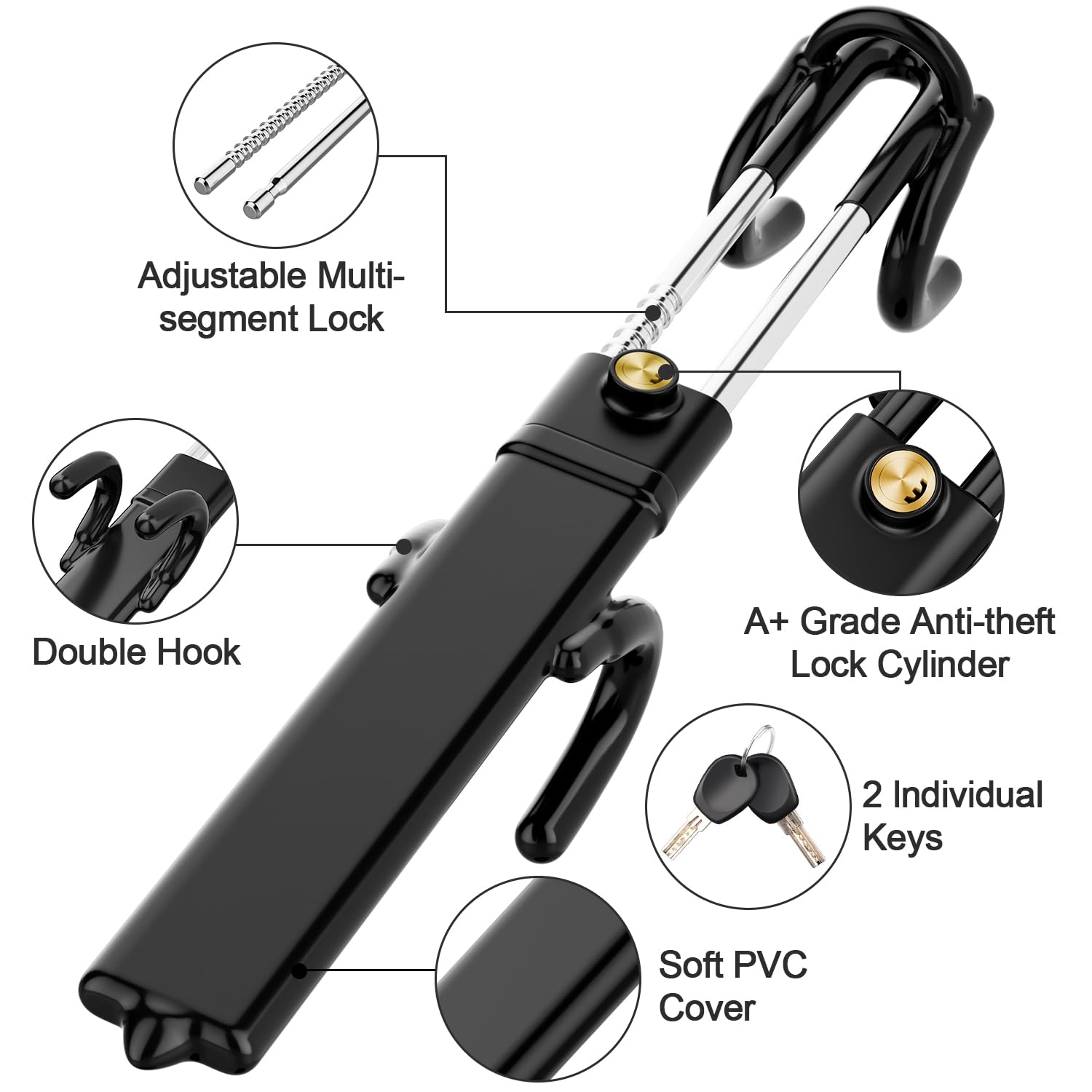 MONOJOY lock fits cars, trucks, SUVs, vans, and more