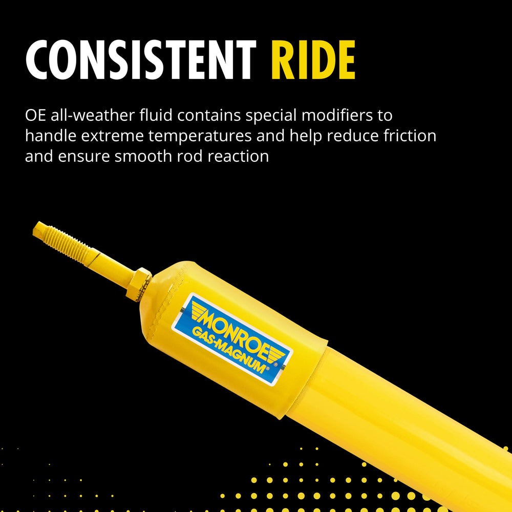 Monroe Gas-Magnum 34760 rear shock assembly supports stable handling under load.