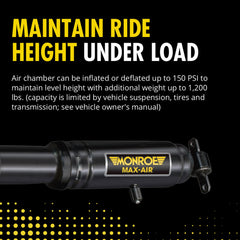 Monroe Max-Air with OE all-weather fluid ensures climate-ready performance.