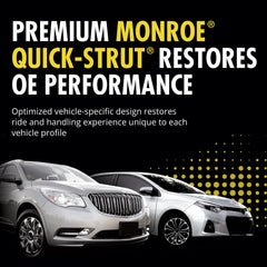 Monroe Quick-Strut 171361 coil-spring close-up showing OE-style ride height restoration
