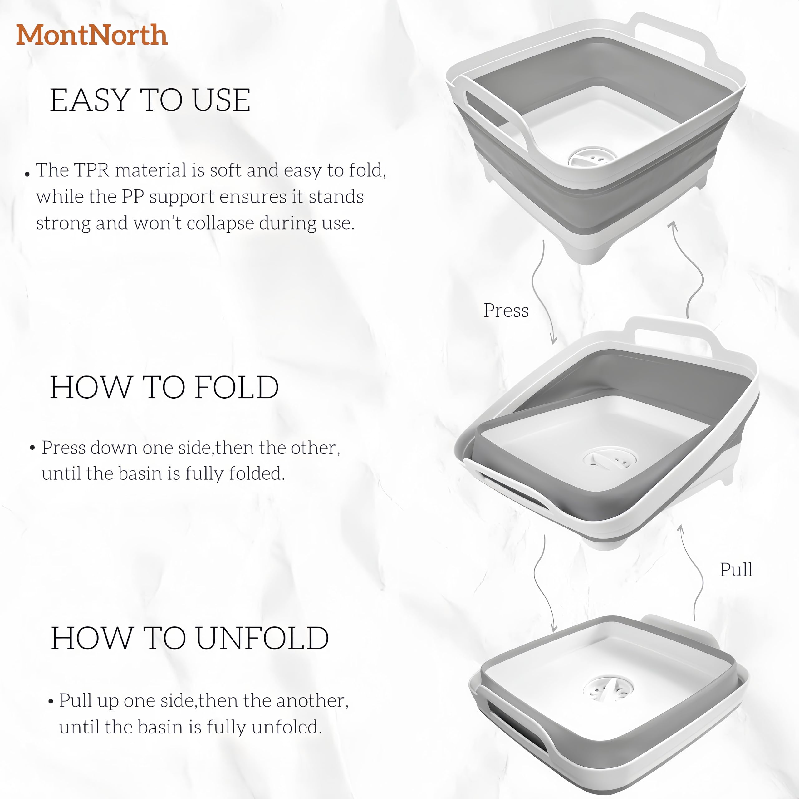 Expanded 9L capacity supports dishes, food prep, and laundry.