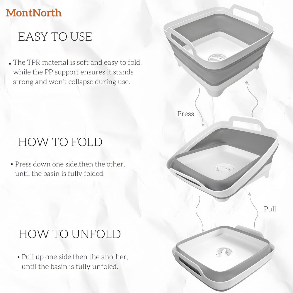 Expanded 9L capacity supports dishes, food prep, and laundry.