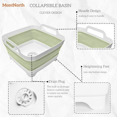 MontNorth dish wash basin with double carry handles for easy lifting.