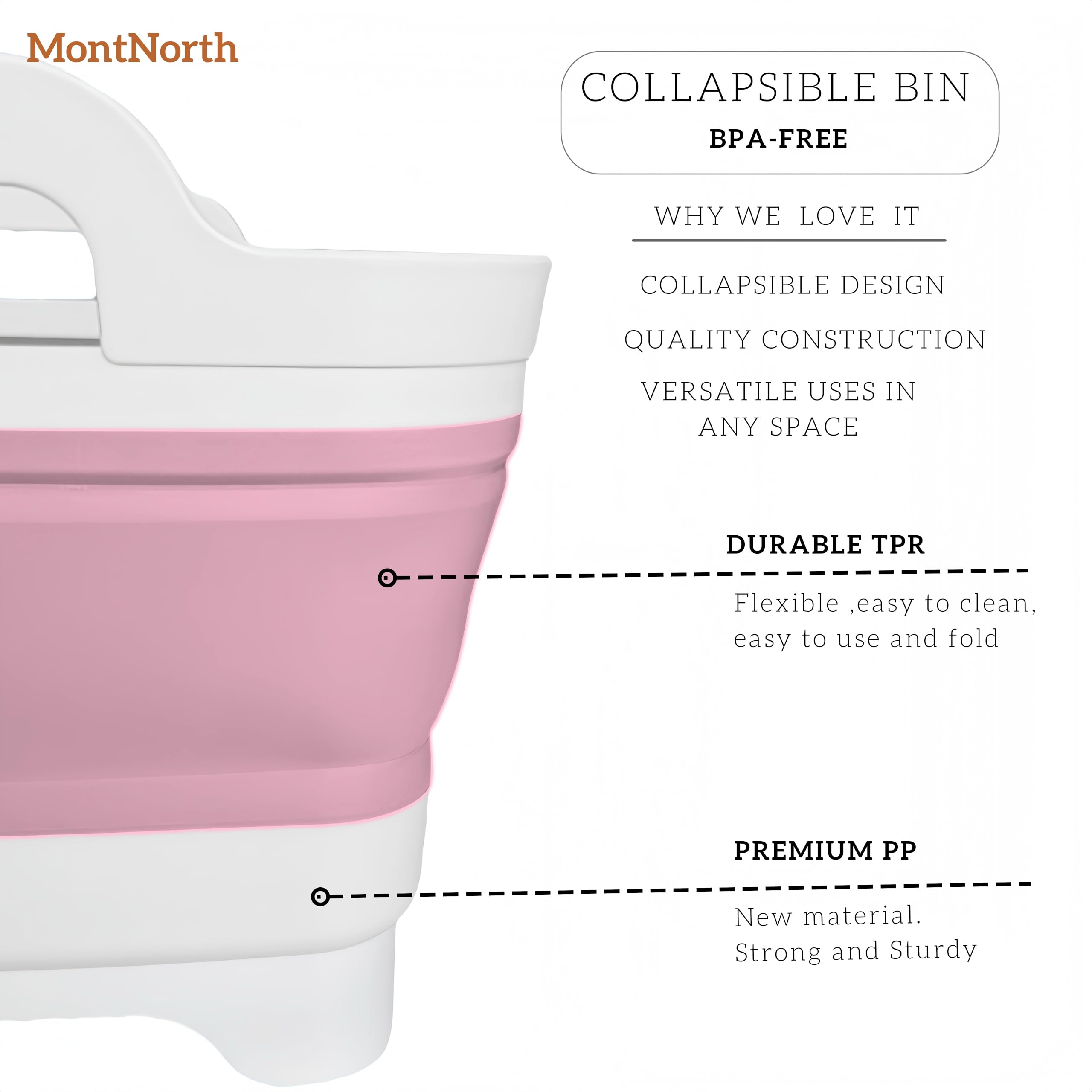 MontNorth double-handle design eases lifting and carrying.