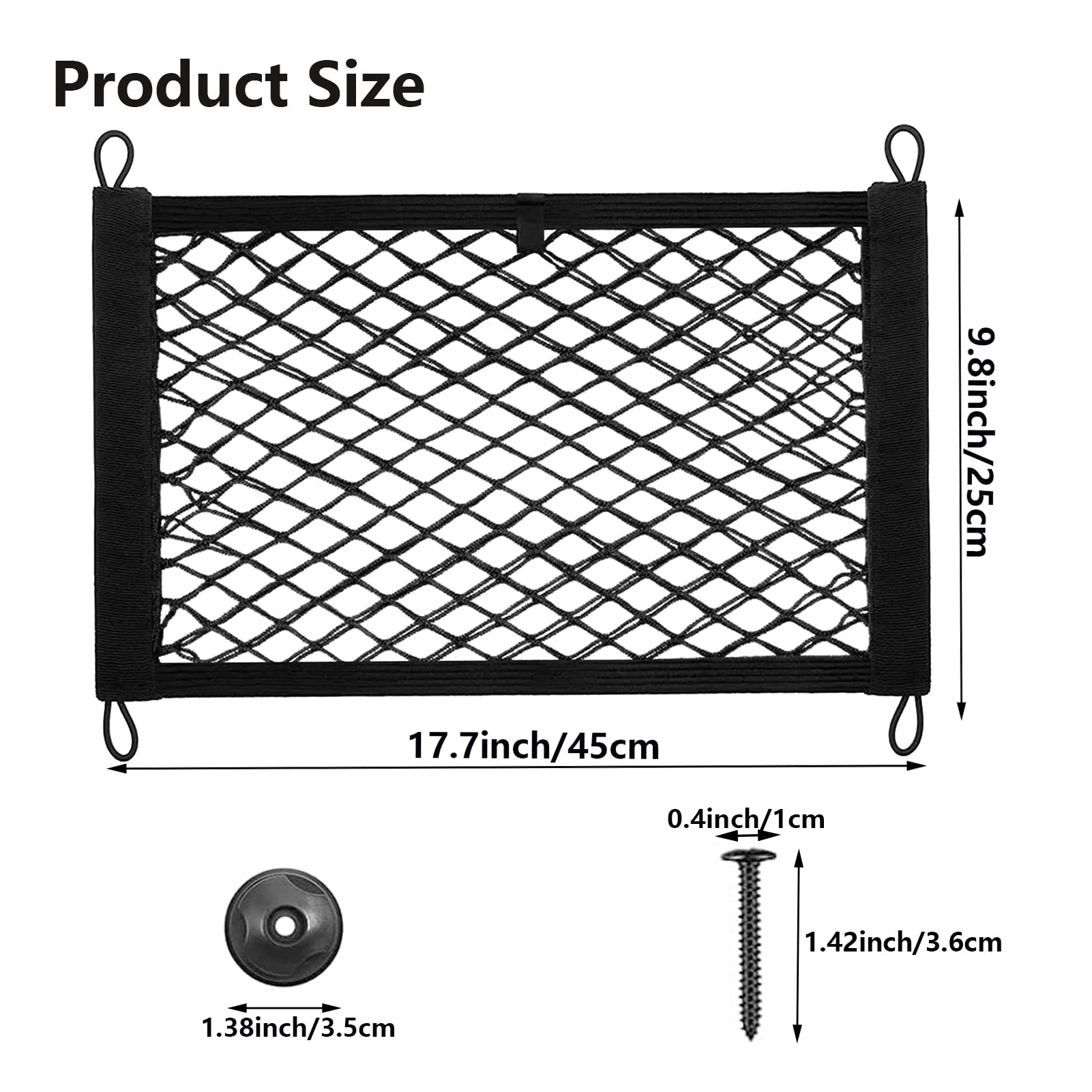 MOODKEY elastic mesh close up showing durable stretchable fabric for flexible storage