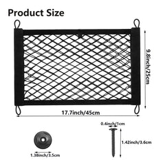 MOODKEY elastic mesh close up showing durable stretchable fabric for flexible storage