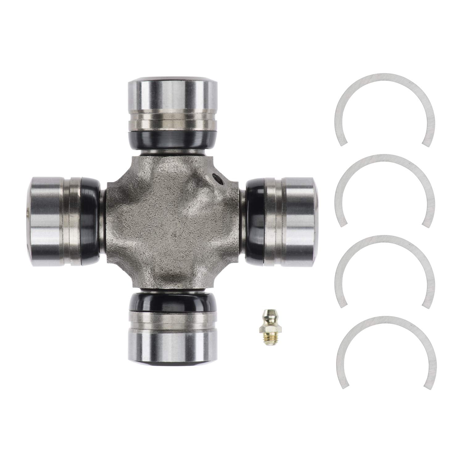 MOOG 374 cross-trunnions highlight durability for tough off-road conditions.