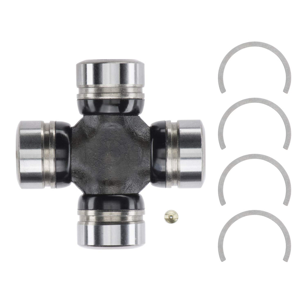 MOOG 377 greaseable U-joint side profile highlights compact installation space