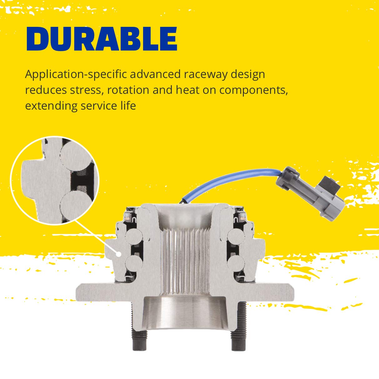 MOOG 513115 easy-install hub kit with secure studs