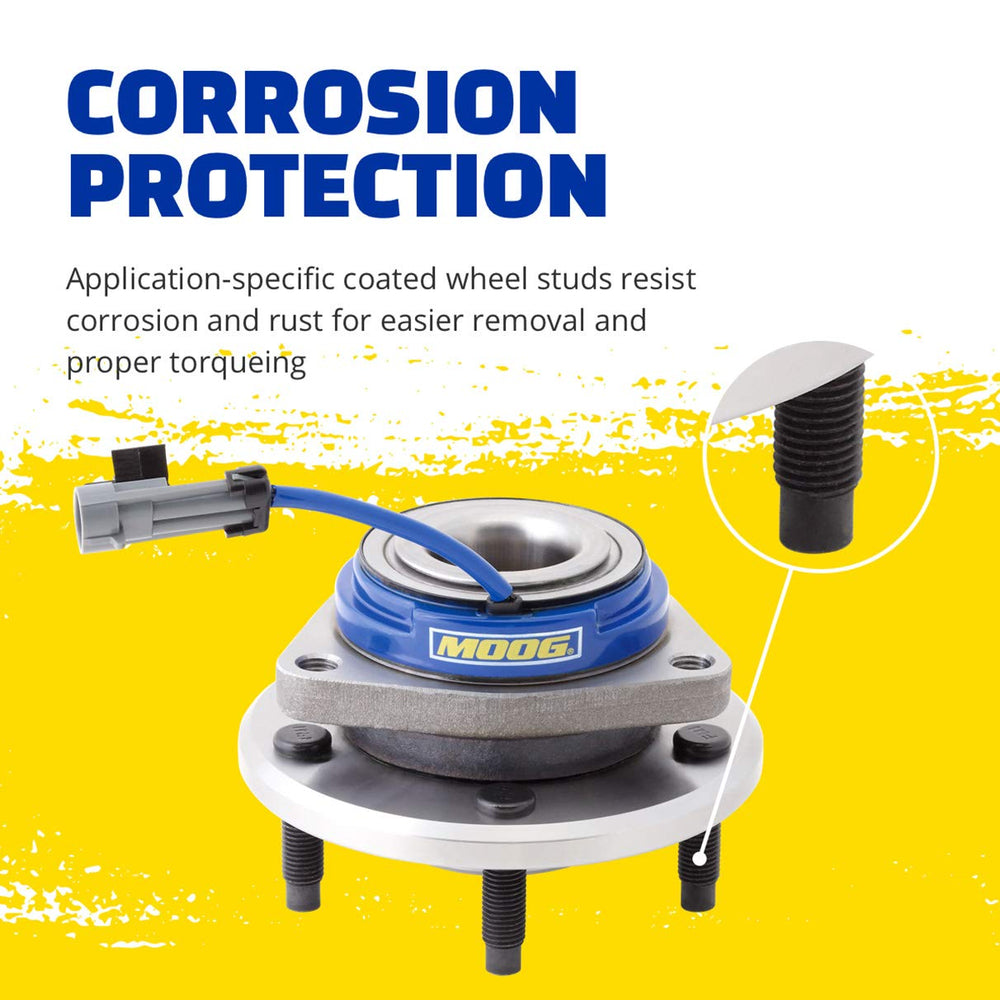 MOOG 513115 rust-resistant hub for longevity