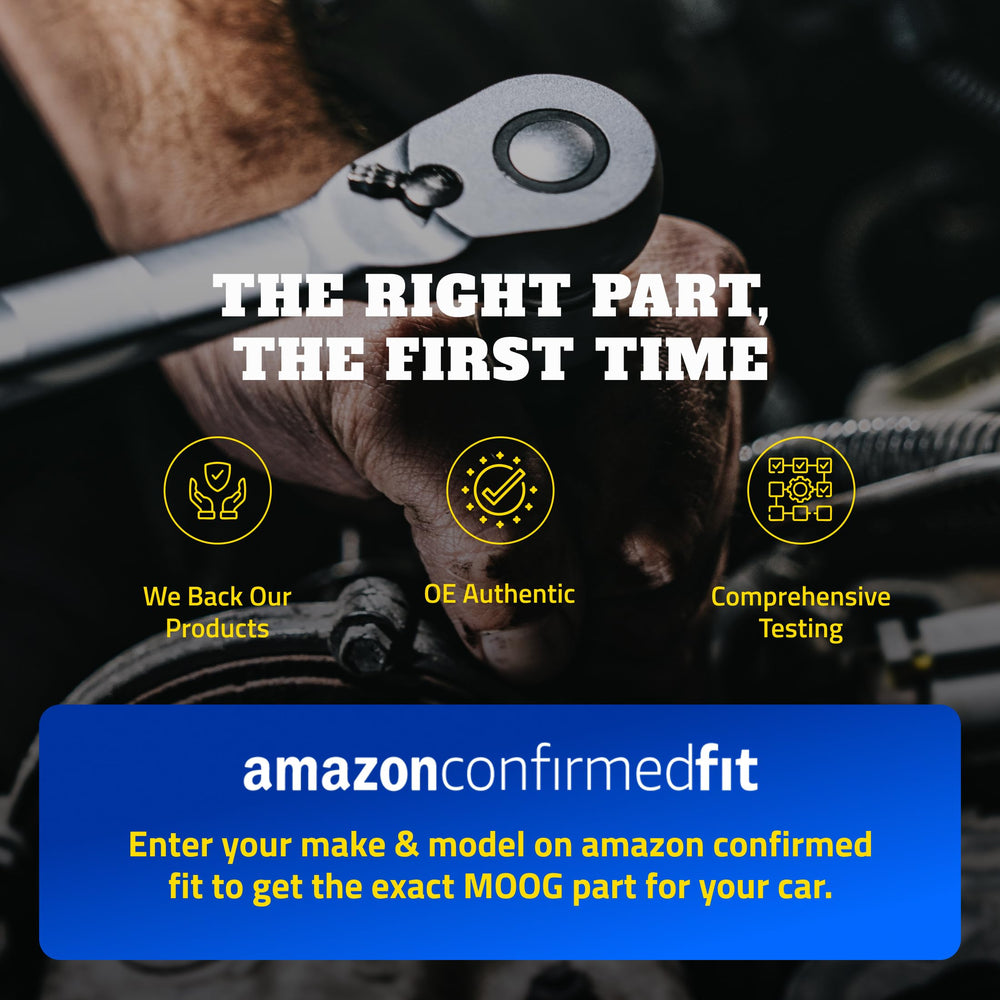 MOOG 515201 rust resistant hub emphasizes durability in tough conditions.