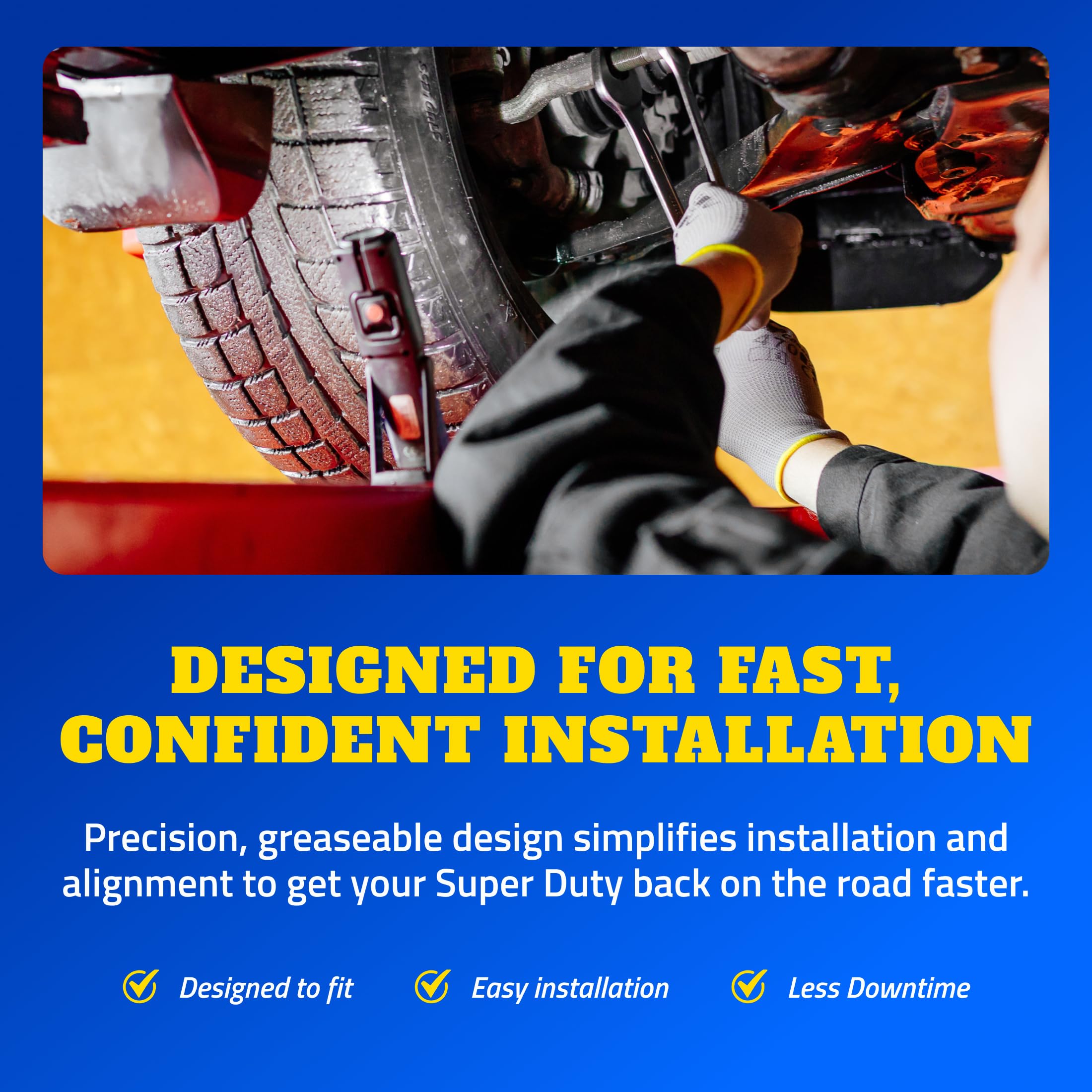 MOOG ball joint design helps restore steering stability and predictable alignment.