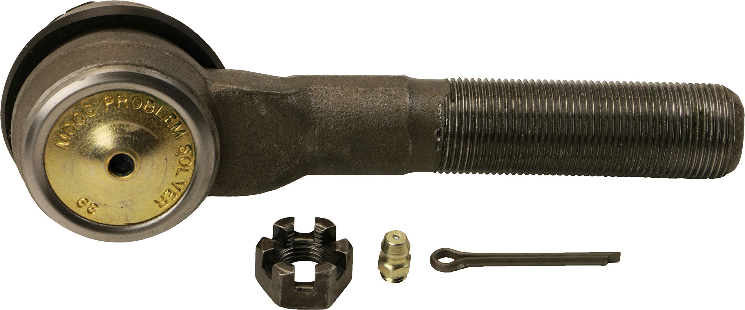 MOOG ES3096L steering assembly installation view highlighting easy fit and precise tolerances