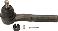 MOOG ES3624 steering drag link front view improves steering reliability on Jeep Wrangler.