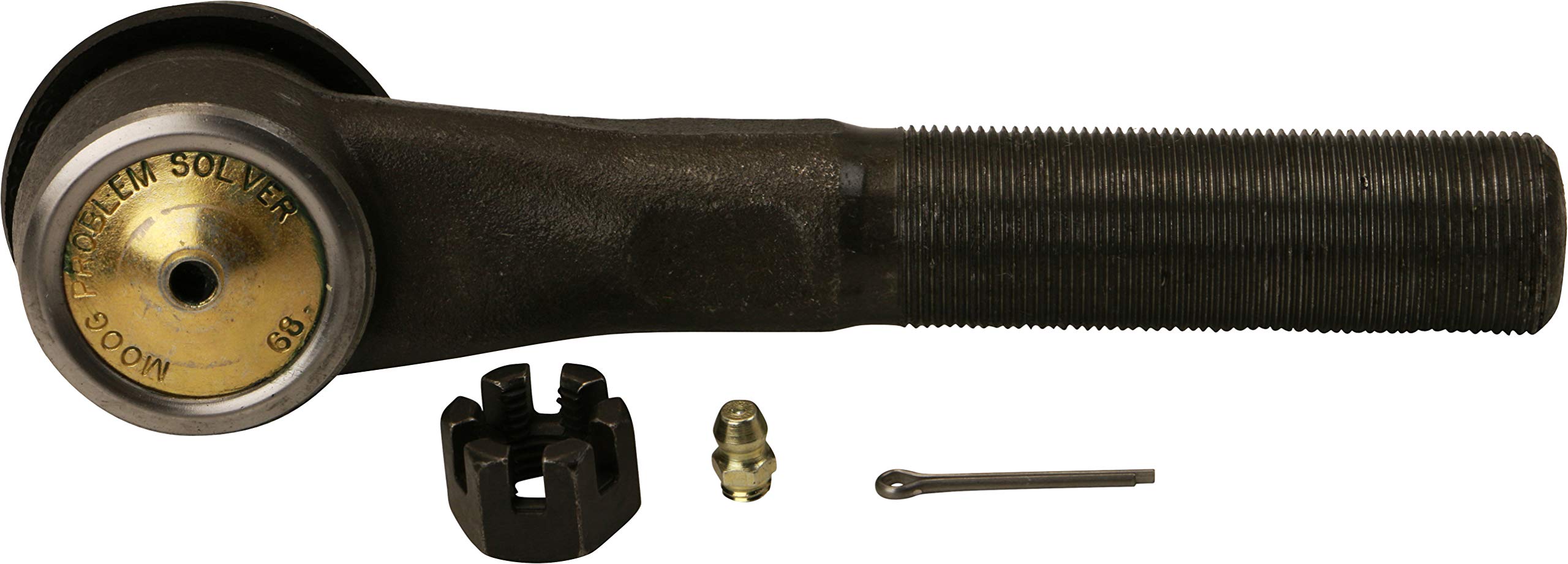 MOOG ES3624 steering drag link installed on Jeep Wrangler for precise steering response.