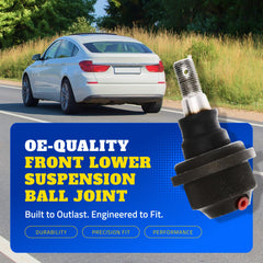 MOOG Inner steering tie rod end greaseable bearing socket for durability
