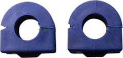 Close-up of MOOG K200334 thermoplastic bushings highlighting durable construction for ride performance.