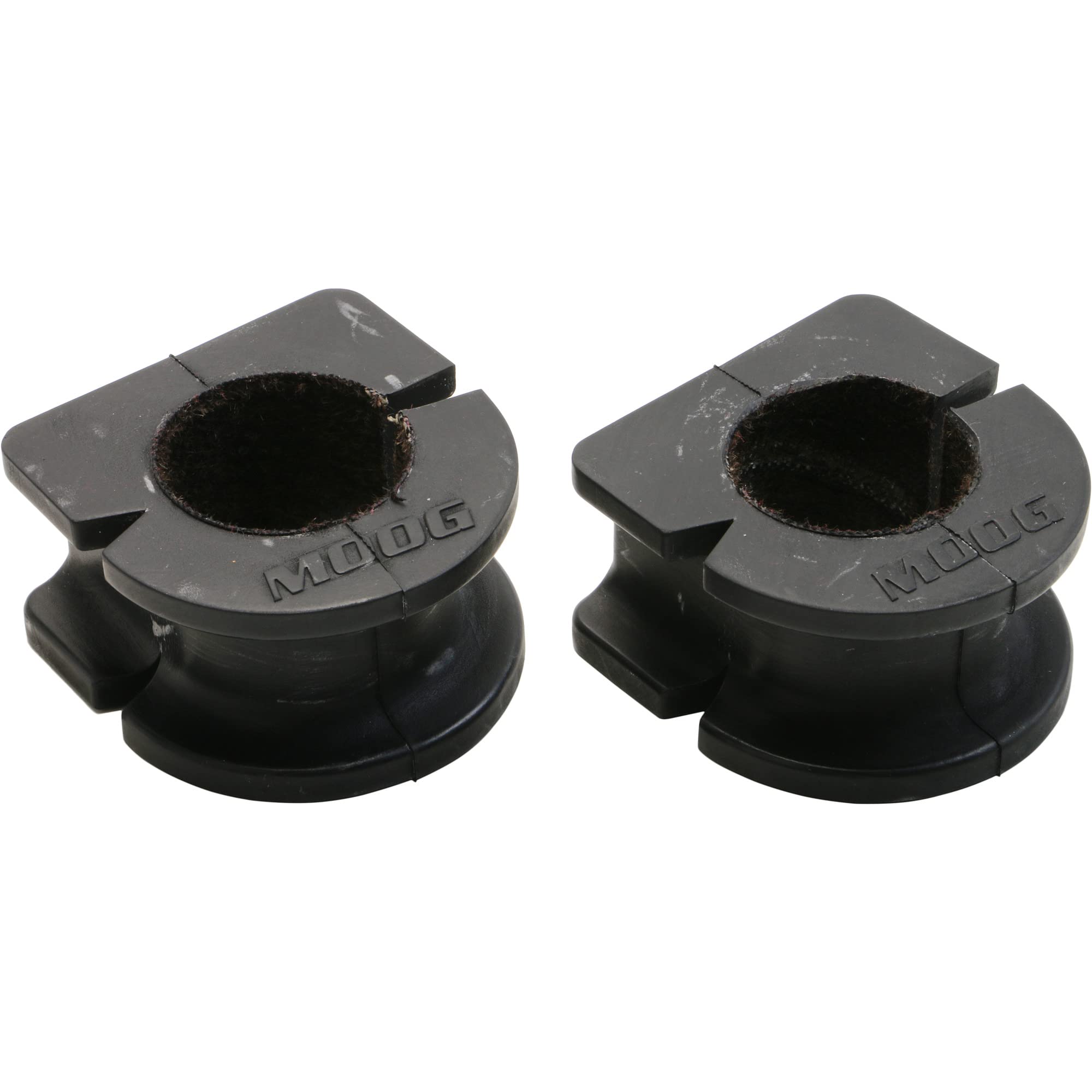 MOOG K201177 bushing close-up highlighting durable synthetic fabric lining.