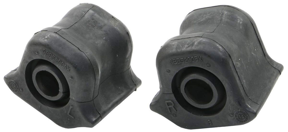 MOOG K201482 bushing close-up highlighting durable natural rubber for ride stability