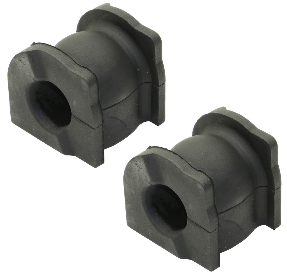 MOOG K201660 suspension stabilizer bar bushing kit close-up shows durable natural rubber material.