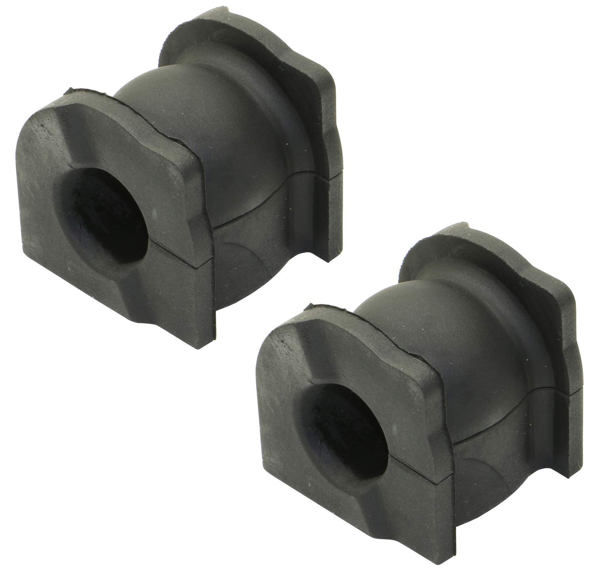 MOOG K201660 suspension stabilizer bar bushing kit close-up shows durable natural rubber material.