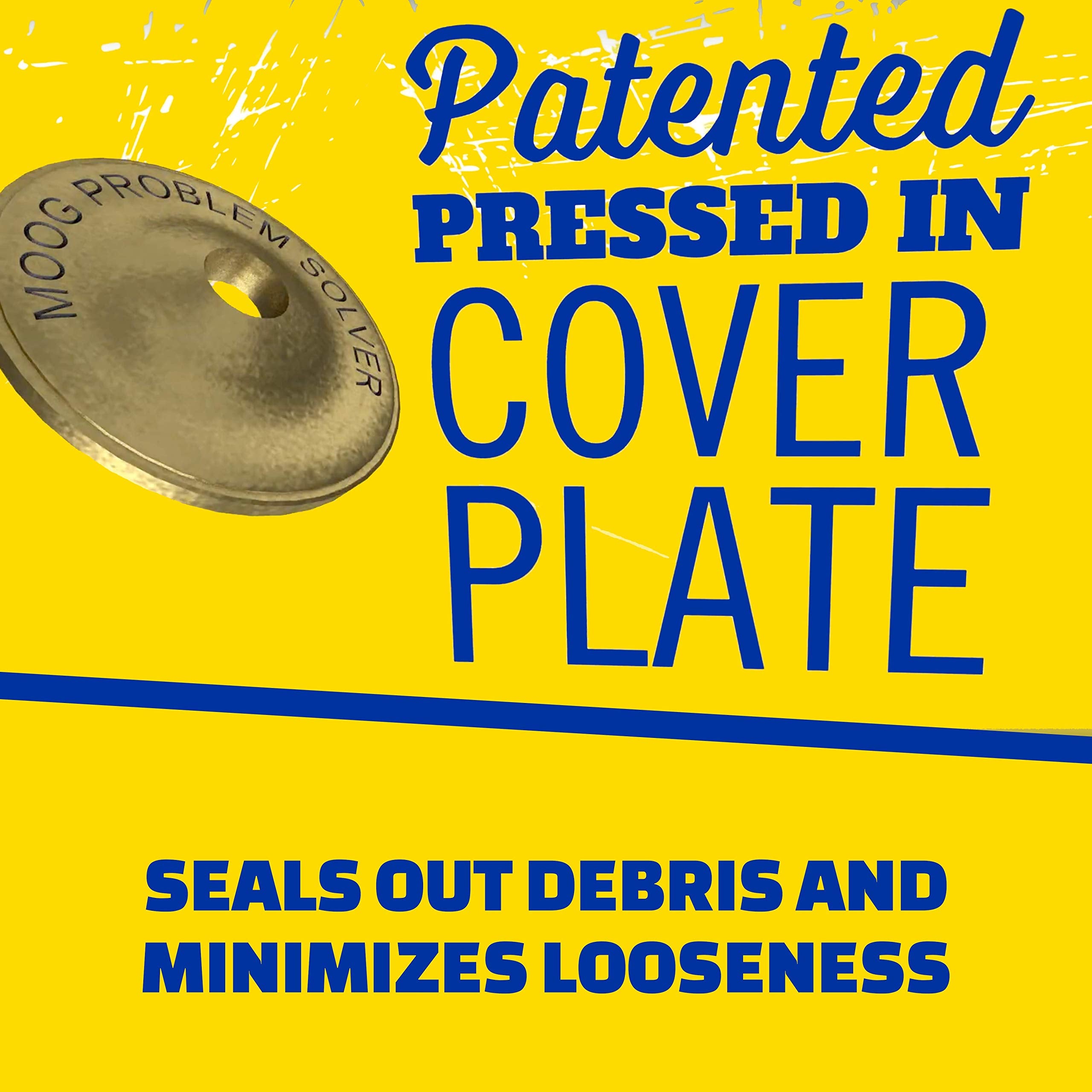 MOOG K3134T greaseable socket detail for easier lubrication and debris flush