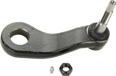 MOOG K440019 steering pitman arm side view showing robust steel construction for heavy-duty trucks.