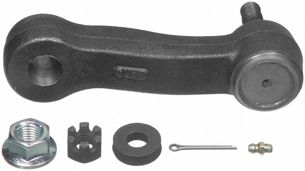MOOG K6535 greaseable socket idler arm enabling debris flushing to extend component life.