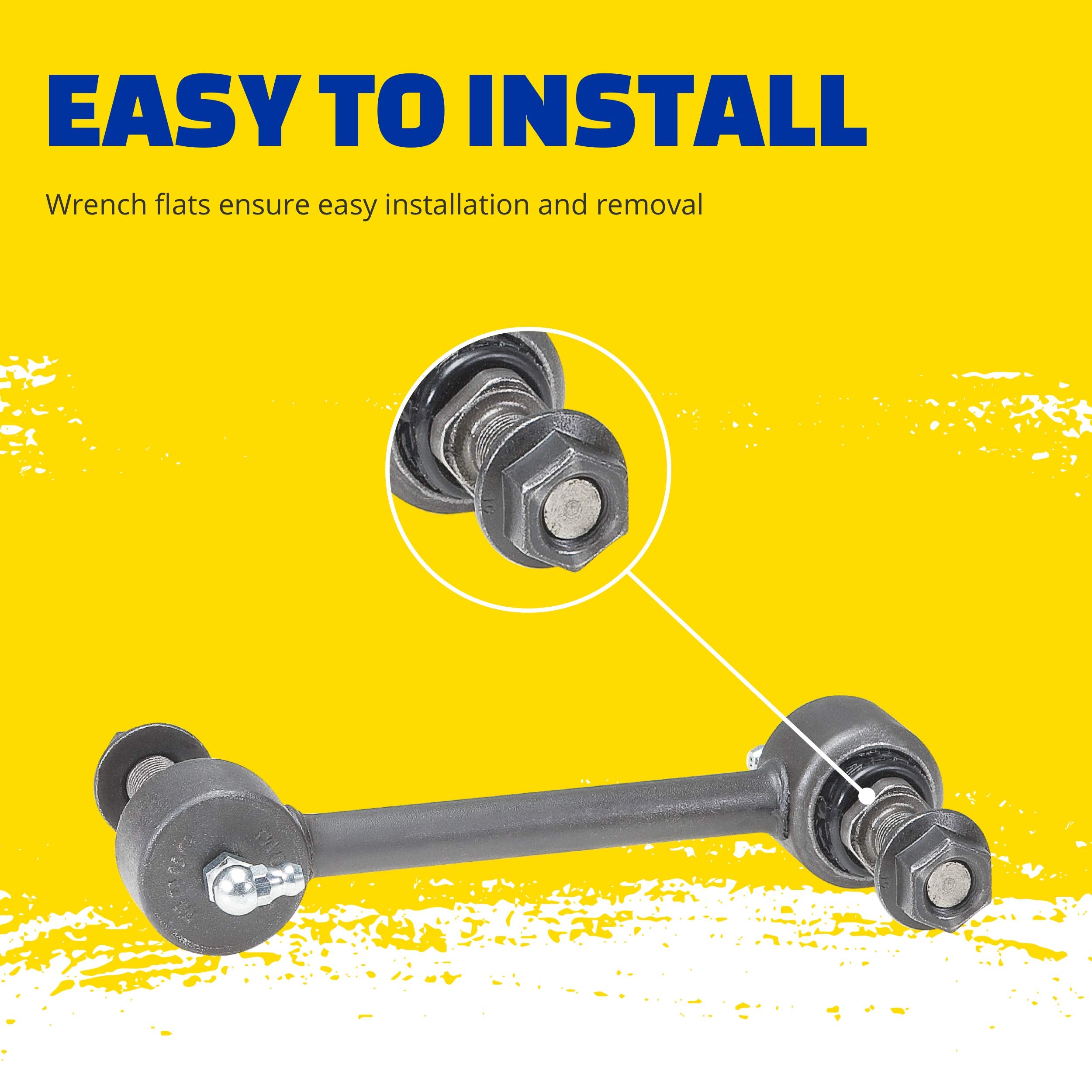 MOOG K750146 greaseable socket detail supports smooth operation and reduced wear.