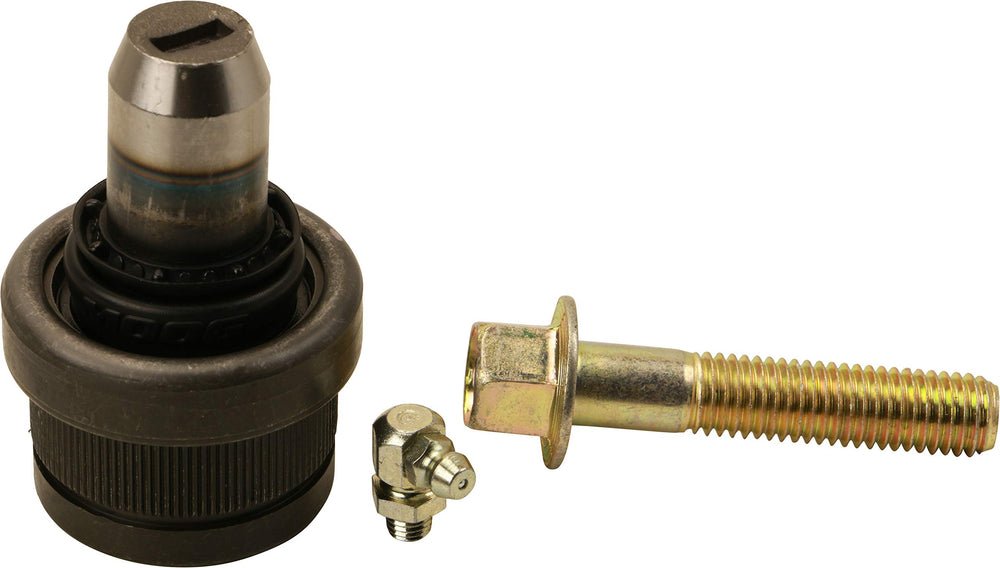 MOOG K80196 front upper ball joint for Ford E-350 assembly view; improves steering stability