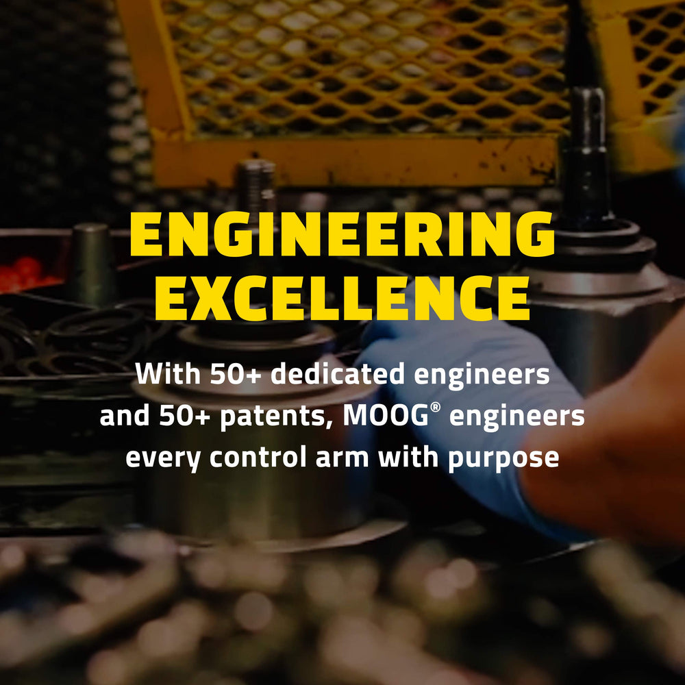 MOOG RK643354 front bar helps maintain suspension geometry for smoother rides
