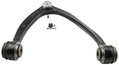 MOOG RK80669 front left upper ball joint attached to arm, enhances steering stability.