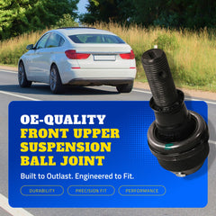 MOOG track bar greaseable socket for easier lubrication and longer life.