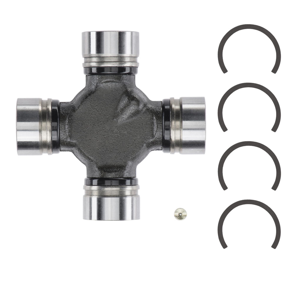 MOOG 235 bearing cups and cross detail, forged for high-torque durability.