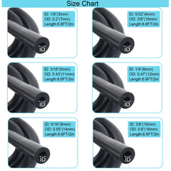 MooiYrs 4mm silicone vacuum hose, compact fit and secure connections for turbo piping