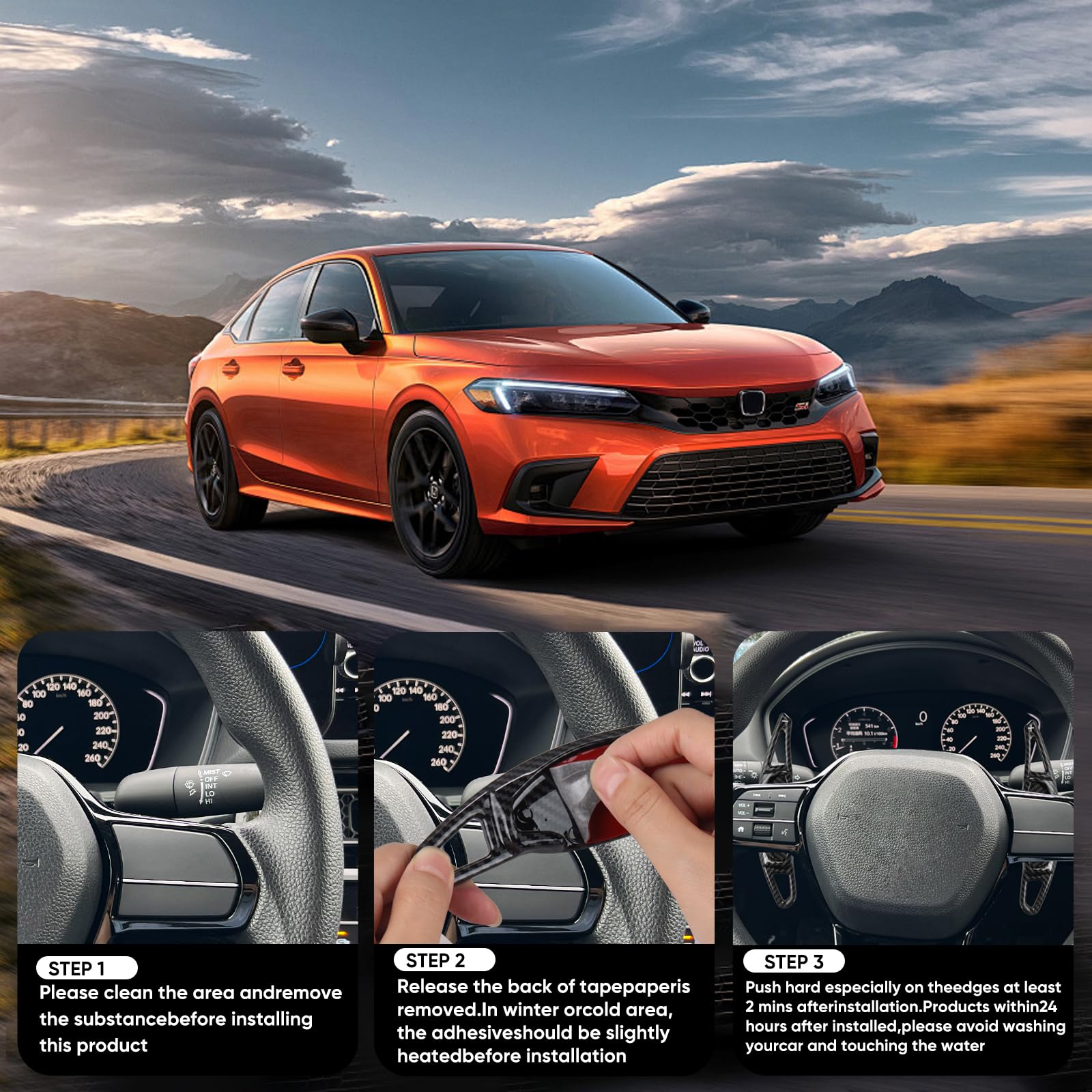 Moonateen paddle shifter extension for CR-V 2023-2024 practical upgrade