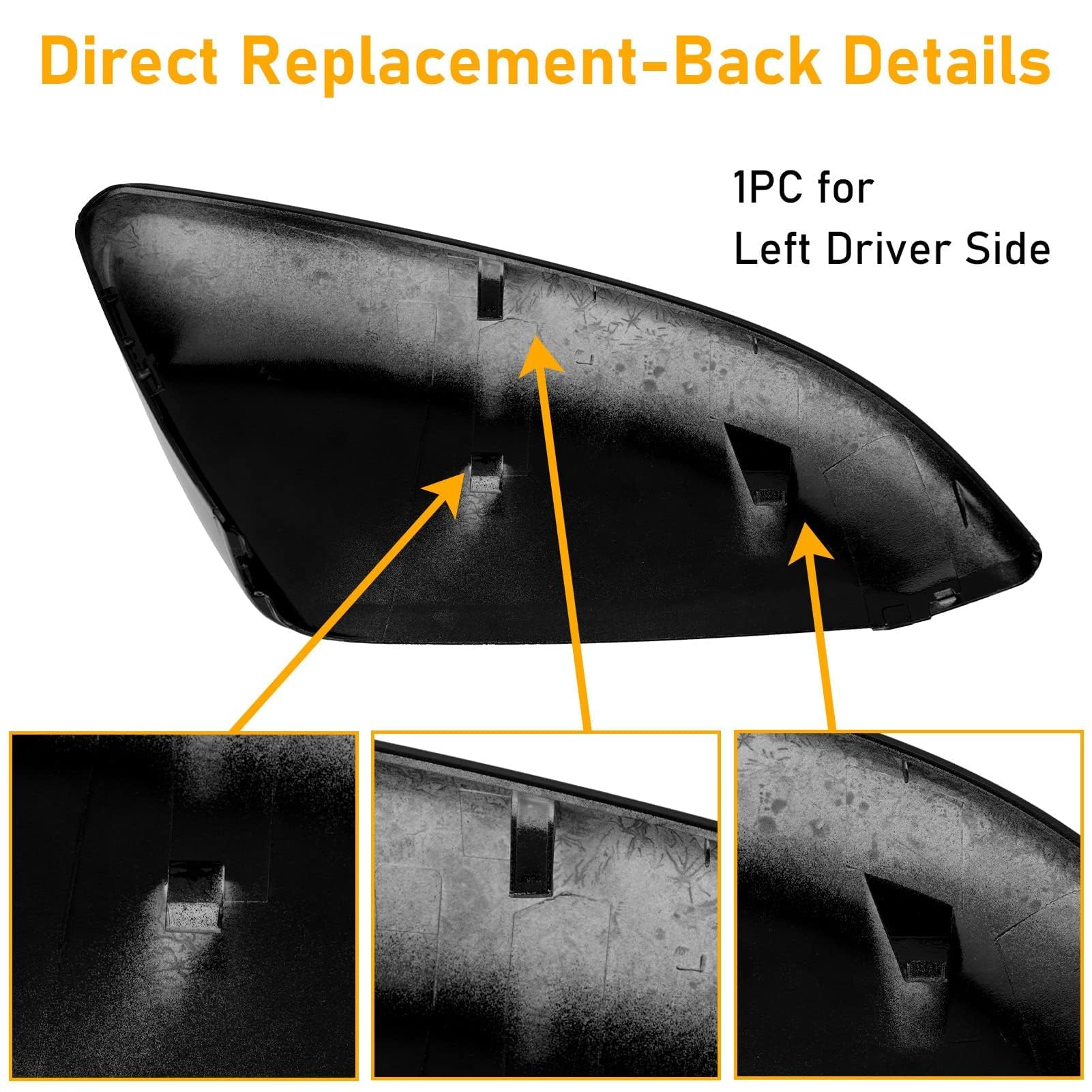 Moonlinks buckle-design back for easy snap-in installation