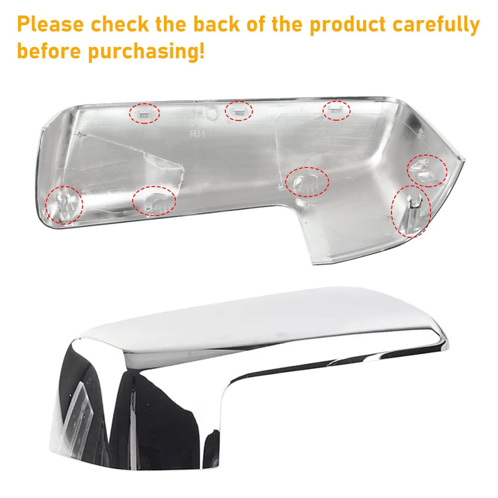 Mirror cover from Moonlinks protecting Silverado from daily scratches.