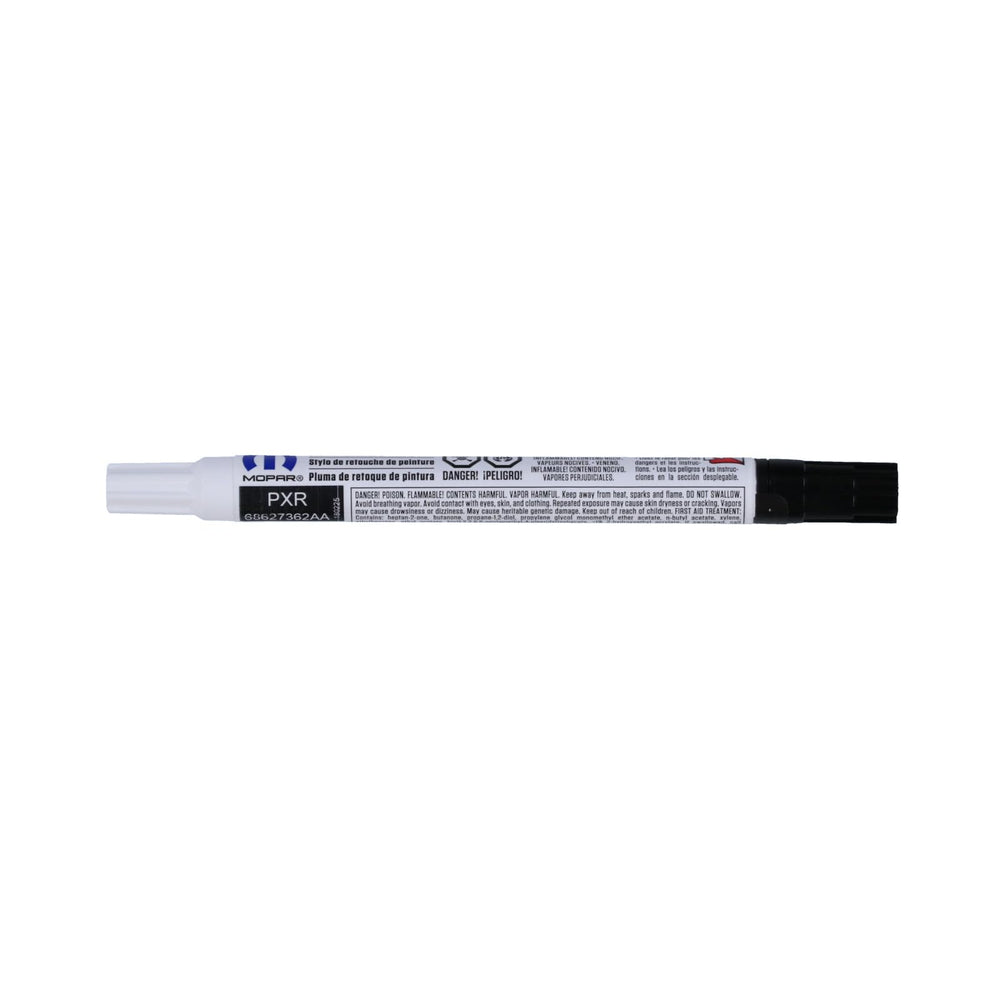 Mopar Black Crystal touch-up pen front view demonstrates OEM color match for quick fixes