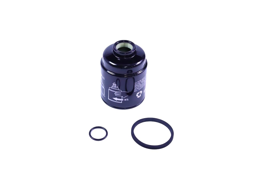 Mopar fuel water separator kit components laid out for easy assembly.